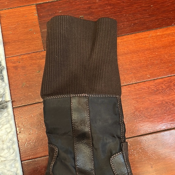 Brown wedge boot - Picture 7 of 8